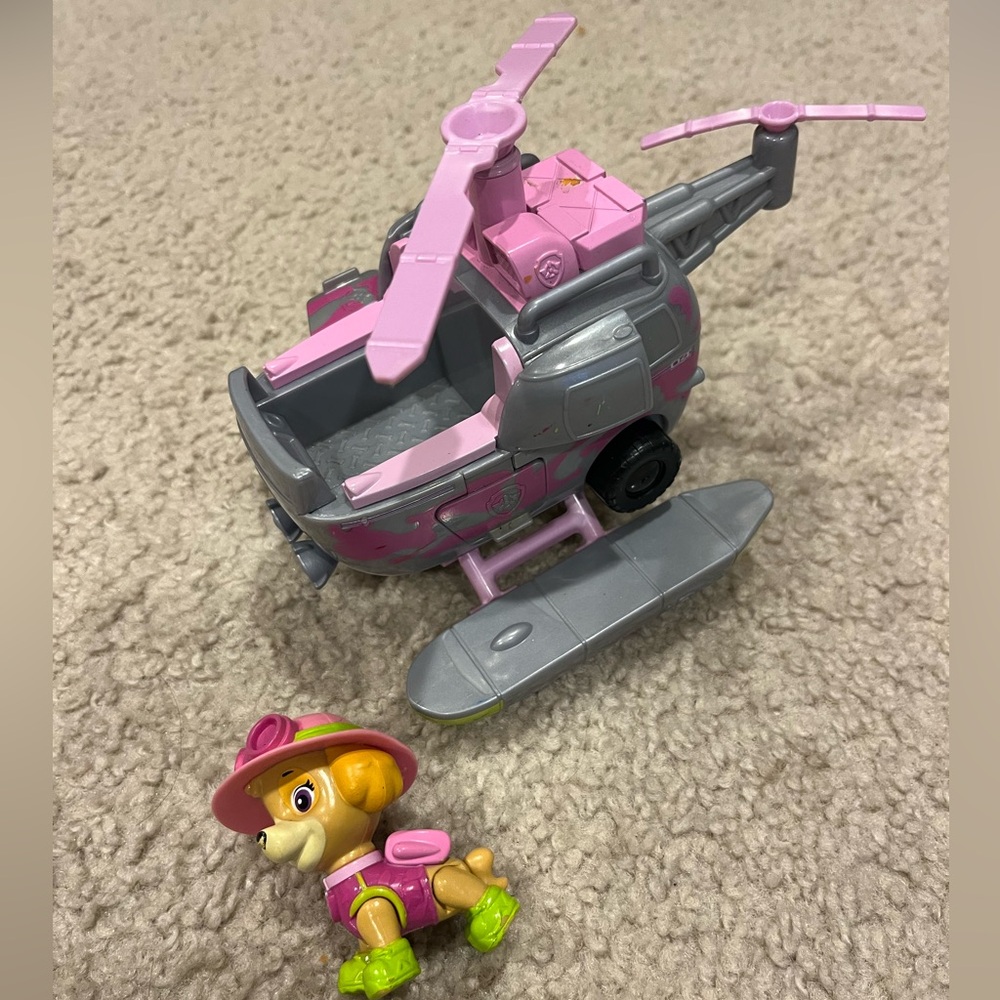 Paw Patrol Jungle Rescue Skye's Jungle Helicopter - Picture 2 of 4